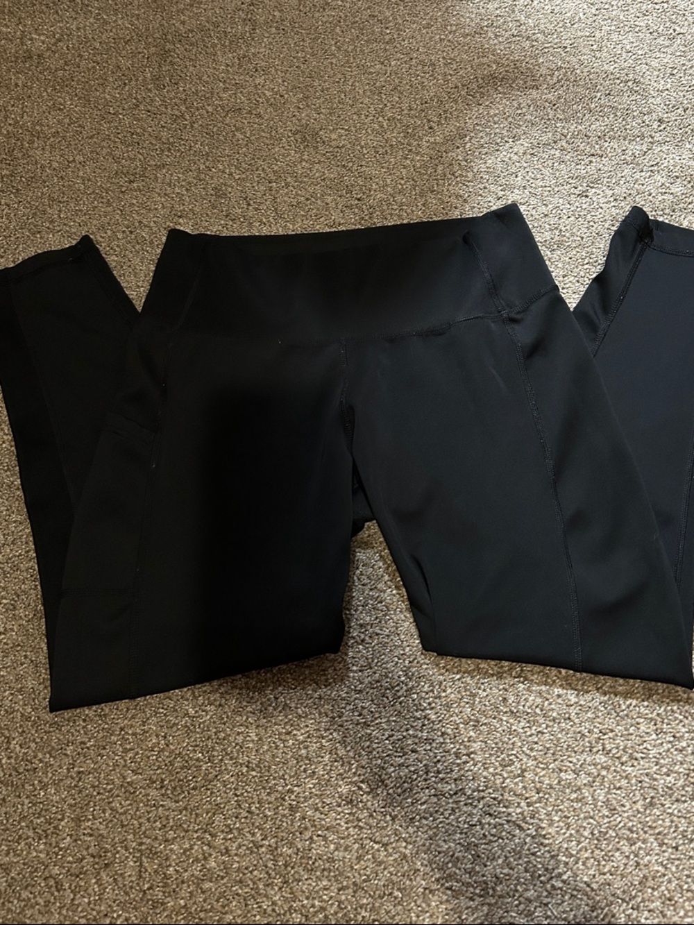 ADIDAS Black High-Waist Leggings